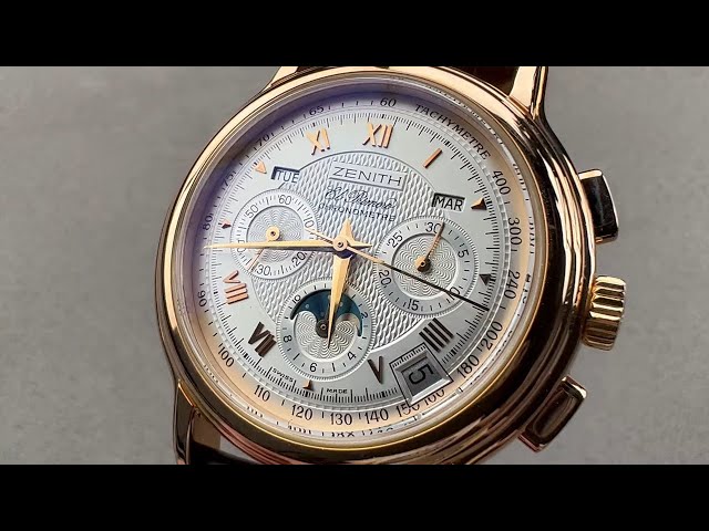Zenith El Primero Chronomaster Triple Calendar Moonphase 17.0240.410/01 Zenith Watch Review