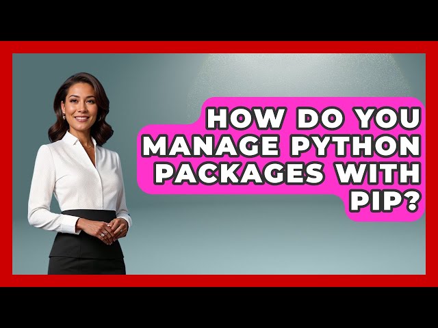 How Do You Manage Python Packages With Pip? - Python Code School