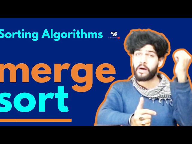 Merge Sort Algorithm (with code) + logic | Daniel Rizvi