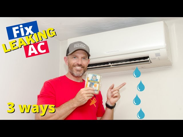 How to fix a leaking mini split AC