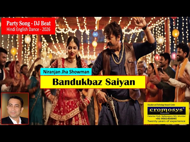 Bandukbaz Saiyan | Hindi English Party Dance Song 2026 | Niranjan Jha Showman | Cromosys Filmmaker