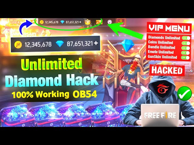 Free Fire Unlimited Diamond Hack 💯 Working Mod Menu 😱🔥| Free Fire Diamond Hack | FF Diamond Hack
