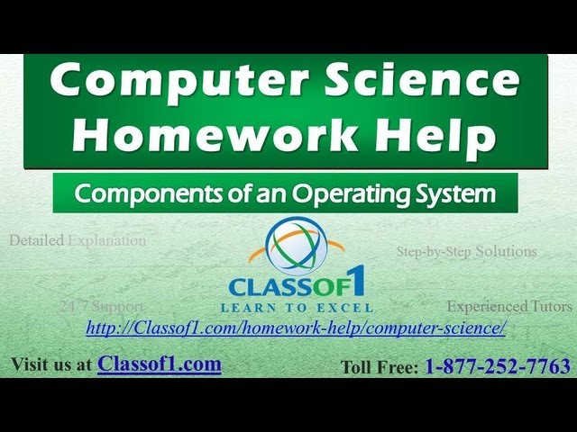 Components of an Operating System : Computer Science Assignment Help by Classof1.com