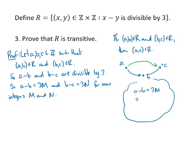 Equivalence Relations: Sample Problems