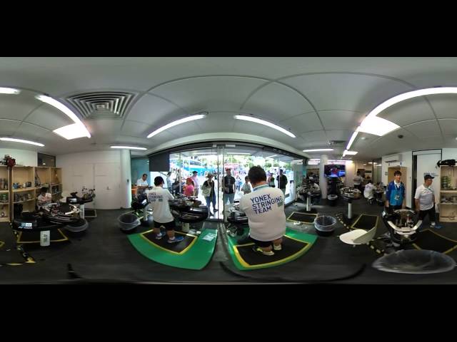 Stringers hut 360° | Australian Open 2016