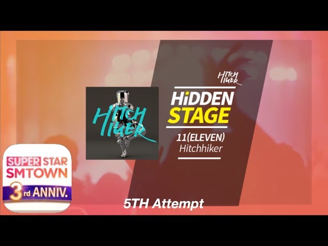 Superstar SMTown - HitchHiker - 11 (Hidden Stage) (5TH) (3 STARS)