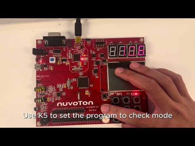 NUC140 Clock Watch System