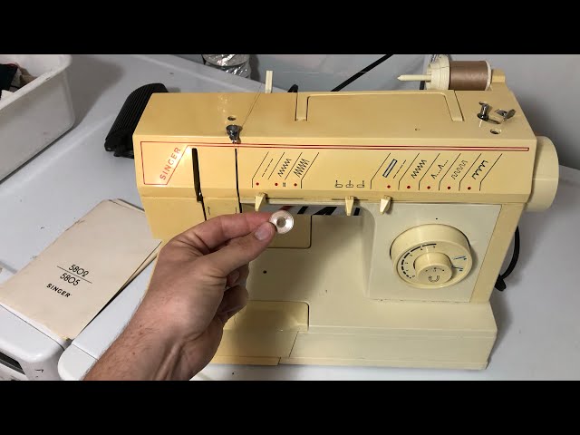 Singer 5805c: Loading The Bobbin