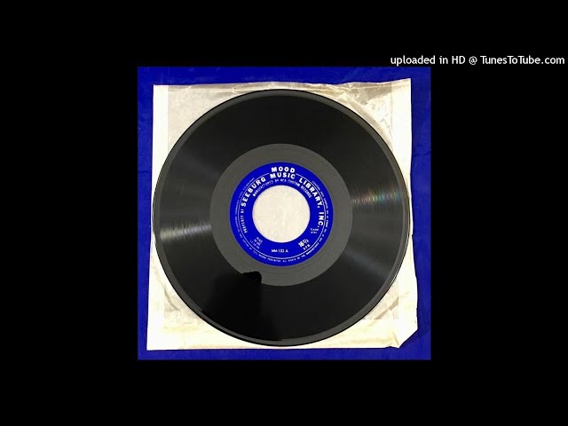 Seeburg Mood Background Music Library 16 2/3 RPM Record M5B 7-1-1965