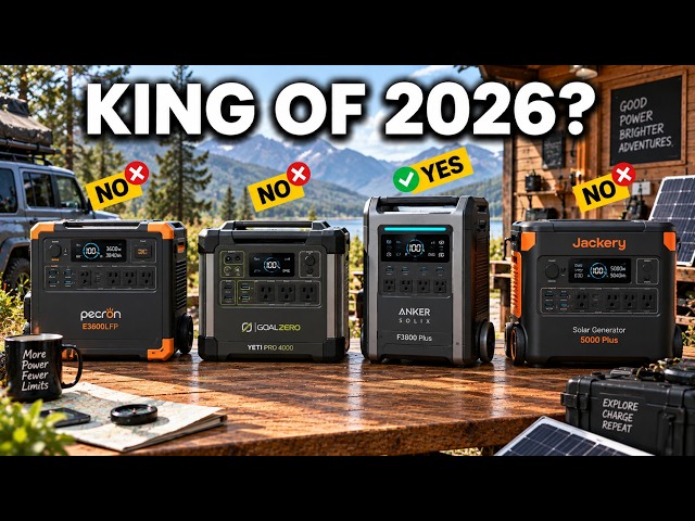 I Tested the 6 Best Solar Generators (Don't Buy Until You See This)