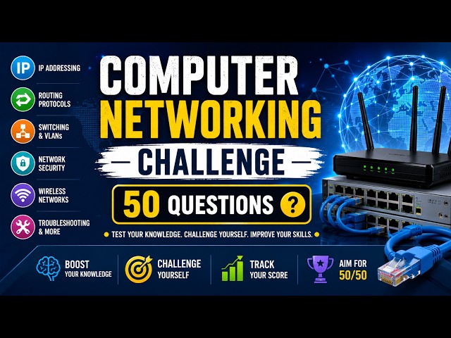 🌐 Computer Networking Challenge  Quiz