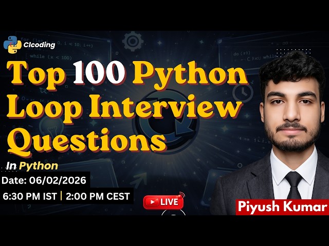 Top 100 Python Loop Interview Questions