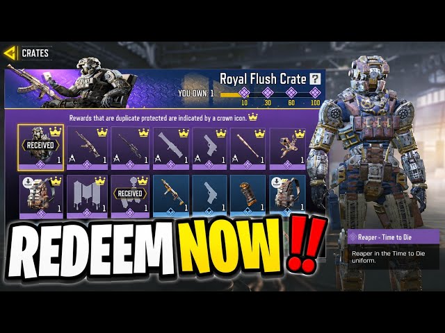 NEW CODES for Reaper – Time to Die | CODM Garena