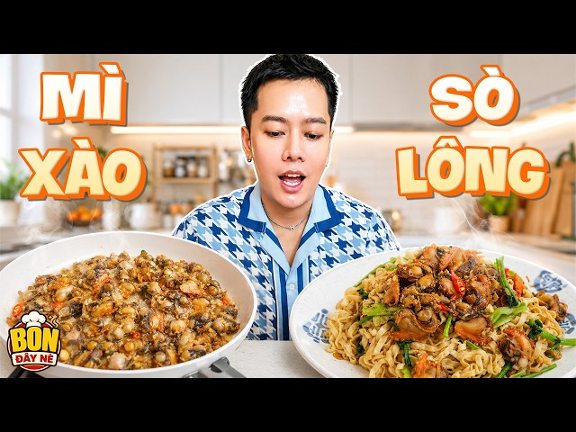 Cùng Bon Vào Bếp Làm Mì Xào Sò Lông Cho Chồng Ăn Siêu Ngon Luôn | Bon đây nè