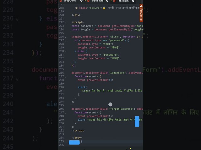 😱 सिर्फ HTML CSS से बनाया Premium Login Page! 🔥 | Coding for Beginners #shorts #viral #trending
