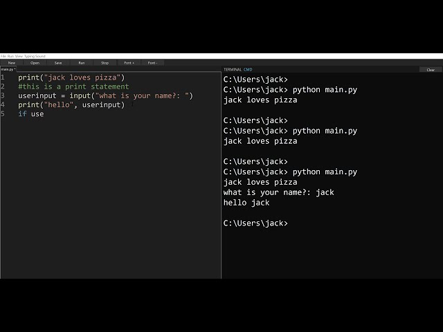 Print, input, if - Python Tutorial for Beginners