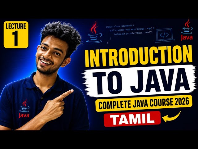 Introduction to Java Programming | Complete Java Course 2026 | For Beginners in Tamil | CodeMachi