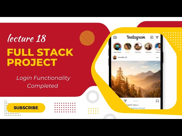 Instagram Clone Tutorial | Login Functionality Completed 🔐 | React + Firebase | Lecture 18
