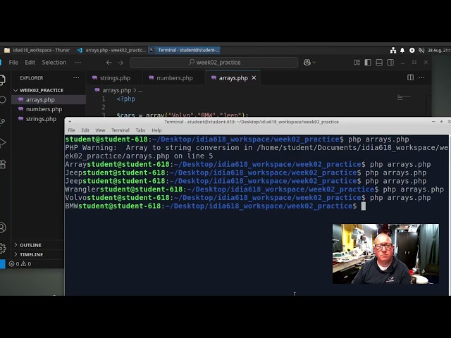 PHP Variables: Arrays