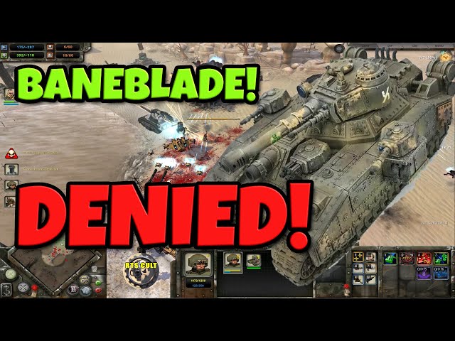 So Close to Baneblade! Tau Crush Mars Pattern Command #dawnofwar #tau #imperialguard