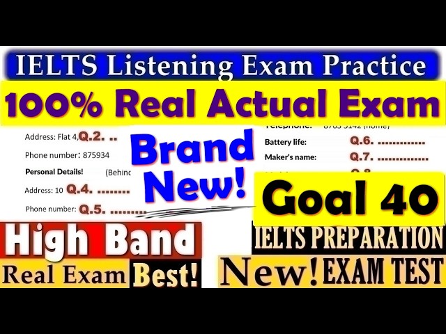 IELTS LISTENING PRACTICE TEST 2026 WITH ANSWERS | 10.08.2026