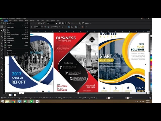 Design Marketing Poster in CorelDRAW l Complete Tutorial for Beginners & Experts