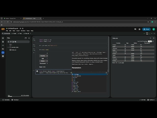 Handle Missing Data Easily with sklearn | Data Cleaning in Python