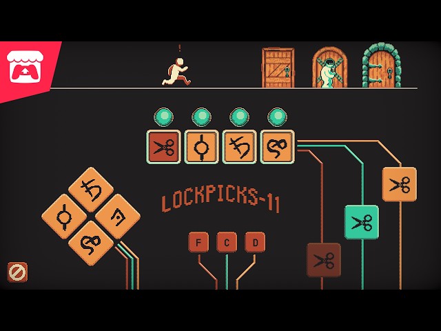 Lockpicks-11 - Puzzle your way through the collection of lockpicking minigames!