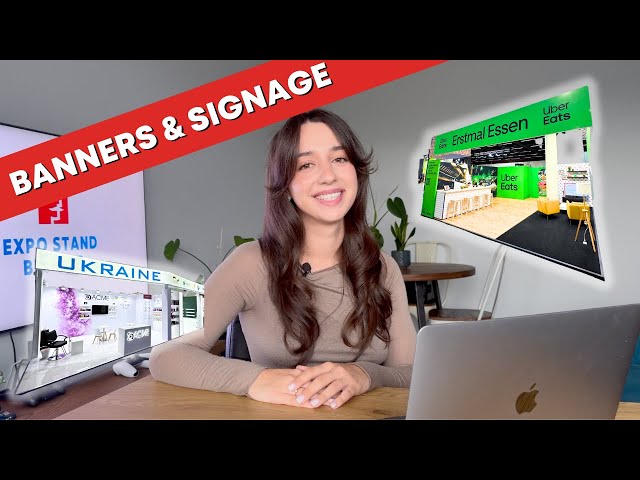 Booth Design: Banners & Signage at Exhibition Stand Design