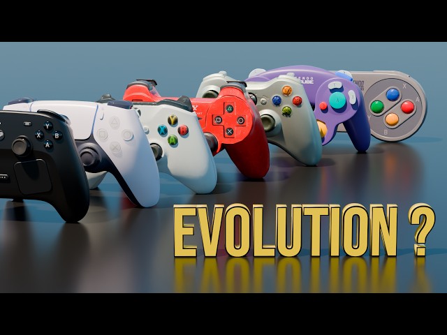 Evolution of Gaming Controllers: Weight & Spec Comparison (3D)