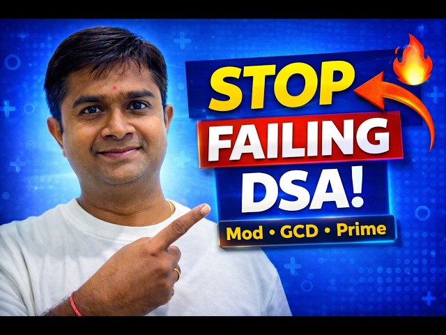 Maths for DSA in Java | Modulus, GCD & Prime Numbers Explained