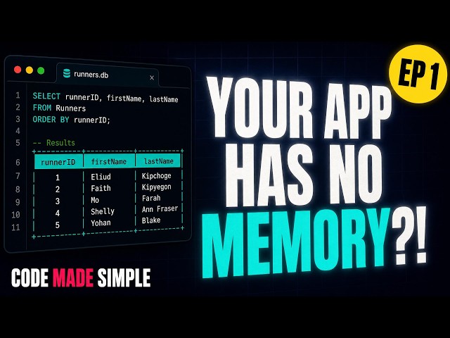 Databases Explained in 3 Minutes for Beginners (DB EP 1)