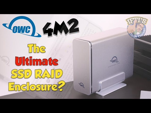 OWC Express 4M2 : The BEST 4-Bay USB4 NVMe SSD RAID Enclosure? - REVIEW