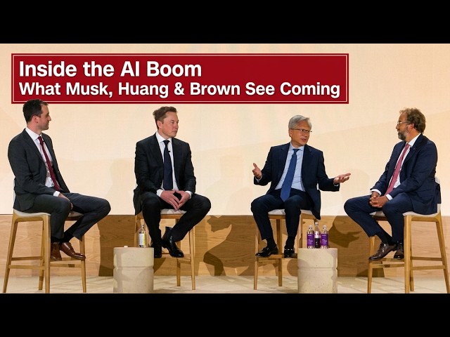 The AI Revolution Is Just Getting Started: Musk, Huang & Brown Reveal What's Next