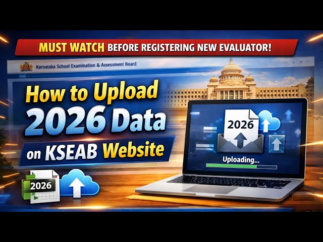 How to Register new Evaluator in Kseeb website 2026 | Registration for Evaluator in KSEEB website 