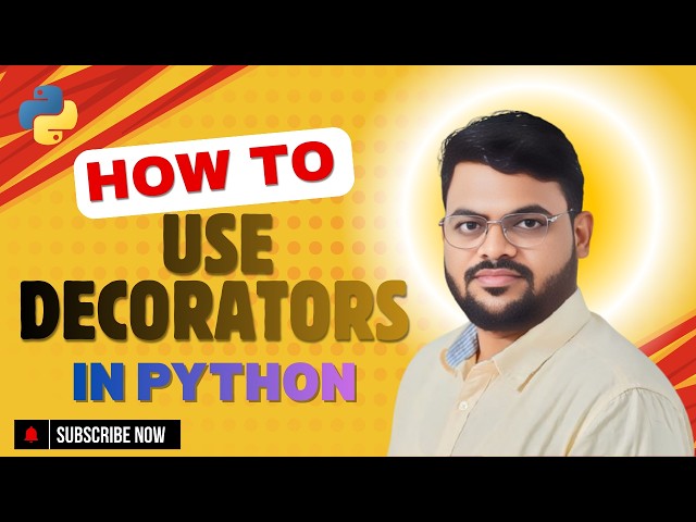 🚀 Python Decorators Explained in Hindi | Complete Beginner to Advanced Guide with Practical Examples