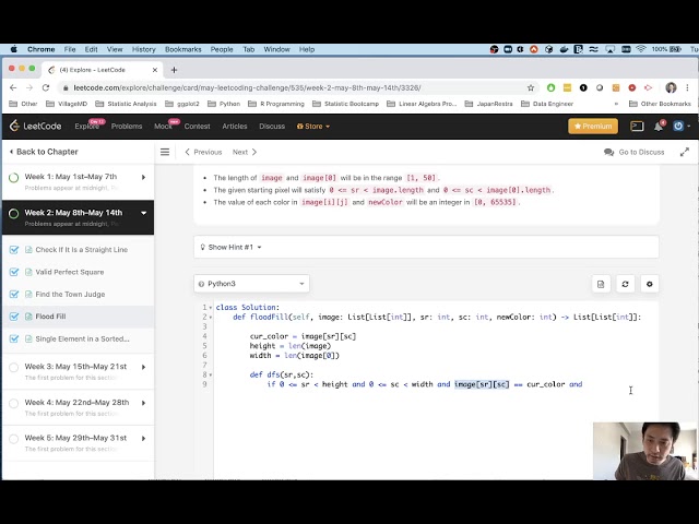 Leetcode - Flood Fill (Python)