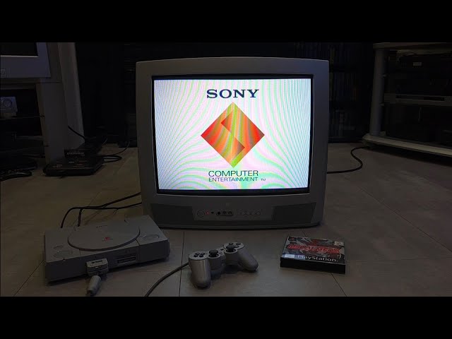 Retro Philips CRT is a perfect fit for Sony PlayStation! | ASMR #ps1 #retrogaming #playstation1 