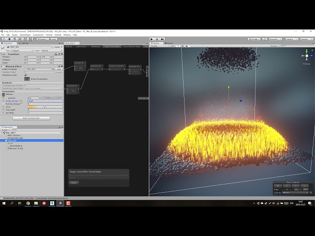 Unity Visual Effect Graph GPU particles