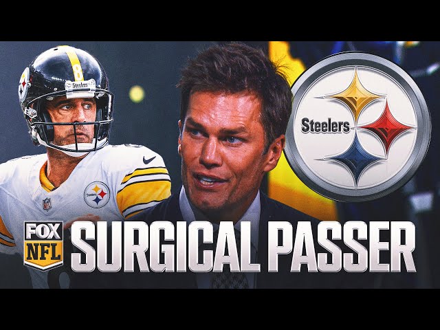 Tom Brady praises Steelers' Aaron Rodgers playing into his 40s: "He's a surgical passer"