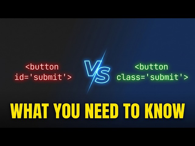 HTML IDs vs. Classes: What You Actually Need to Know