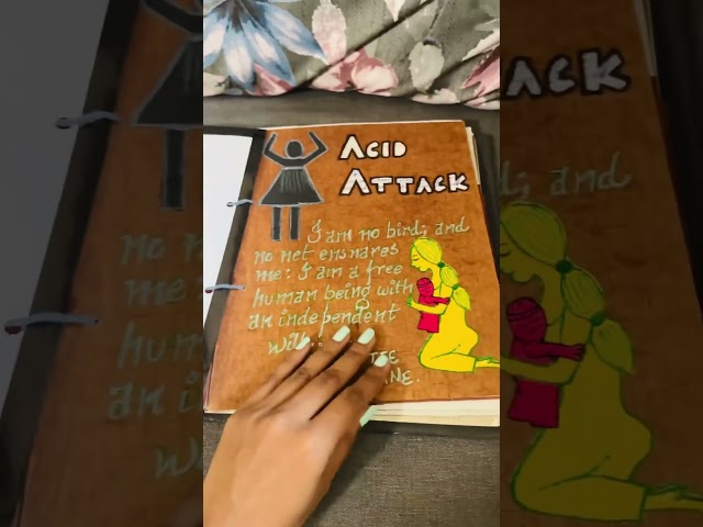 DIY School Project Idea😱 #crafteraditi #youtubepartner #shorts #schoolproject ​⁠@CrafterAditi