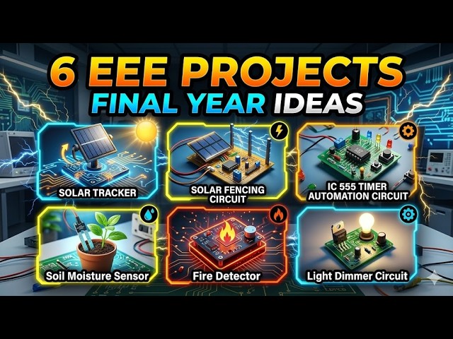 6 Diploma EEE Final Year Projects | Electrical Engineering Project Ideas