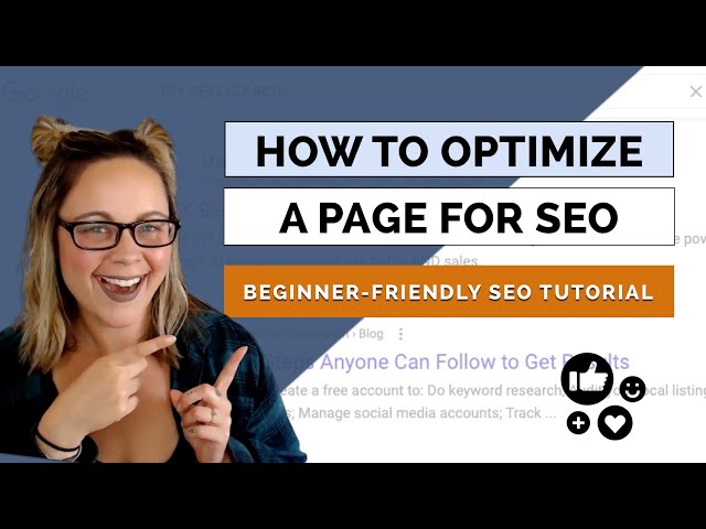 How to Optimize a Page for SEO | On-Page SEO Optimization Tutorial