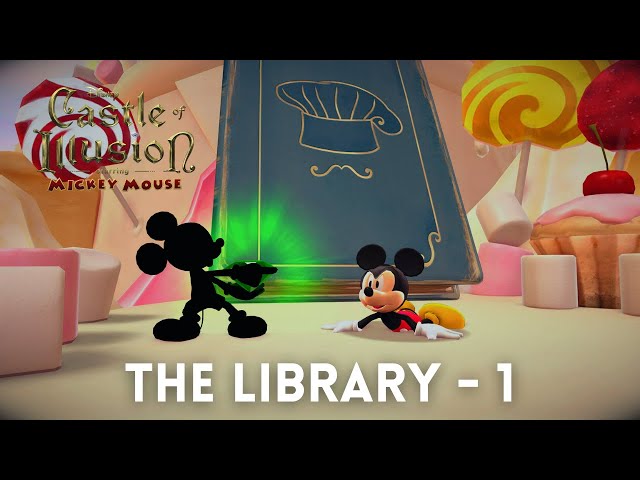 Castle of Illusion Starring Mickey Mouse - Walkthrough 4K 60FPS HDR - The Library - Act 1