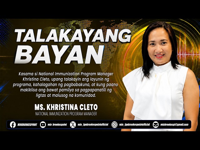 #TalakayangBayanRecap | MEASLES-RUBELLA SUPPLEMENTAL IMMUNIZATION PROGRAM | MIO BROOKE'S POINT