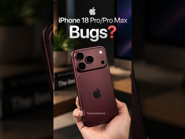 😫iPhone 18 Pro/Pro Max Bugs? How to Fix? - Overheat/Green Lines/ Freezes... #reiboot #tenorshare