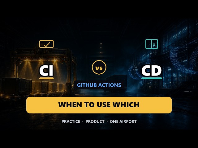 GitHub Actions Is Not CI/CD — Here's When To Use Which