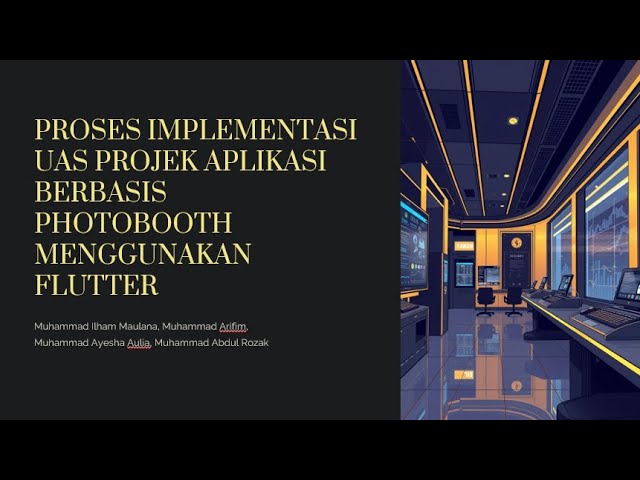 Implementasi Aplikasi Berbasis PhotoBooth Menggunakan Flutter, Firebase & Supabase