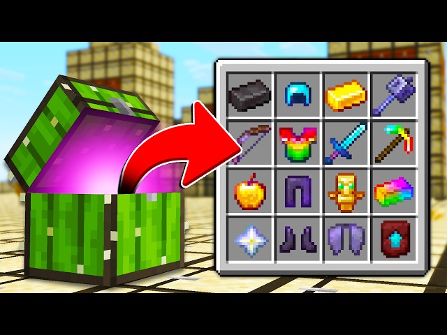 Minecraft, But BLOCKS Are OP Chests..